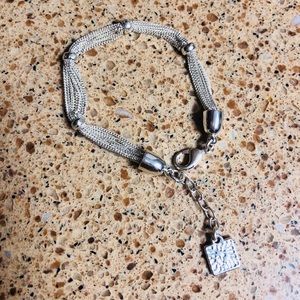 Anne Klein silver mesh bracelet